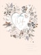 image 1 of Wife Hanging Heart Design Large Luxury Birthday Card