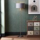 image 2 of Brushed Silver and Steel Grey Floor Lamp