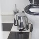 image 7 of Harbour Housewares Bathroom Pedal Bin - 5L - Chrome - Round Stainless Steel Slim Rubbish Dustbin Lid and Inner Liner Bucket