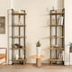 image 5 of Decorotika Alice 180 cm 5-tier Metal Frame  Corner Bookshelf  - 45 cm W x 19.6 cm D x 180 cm H