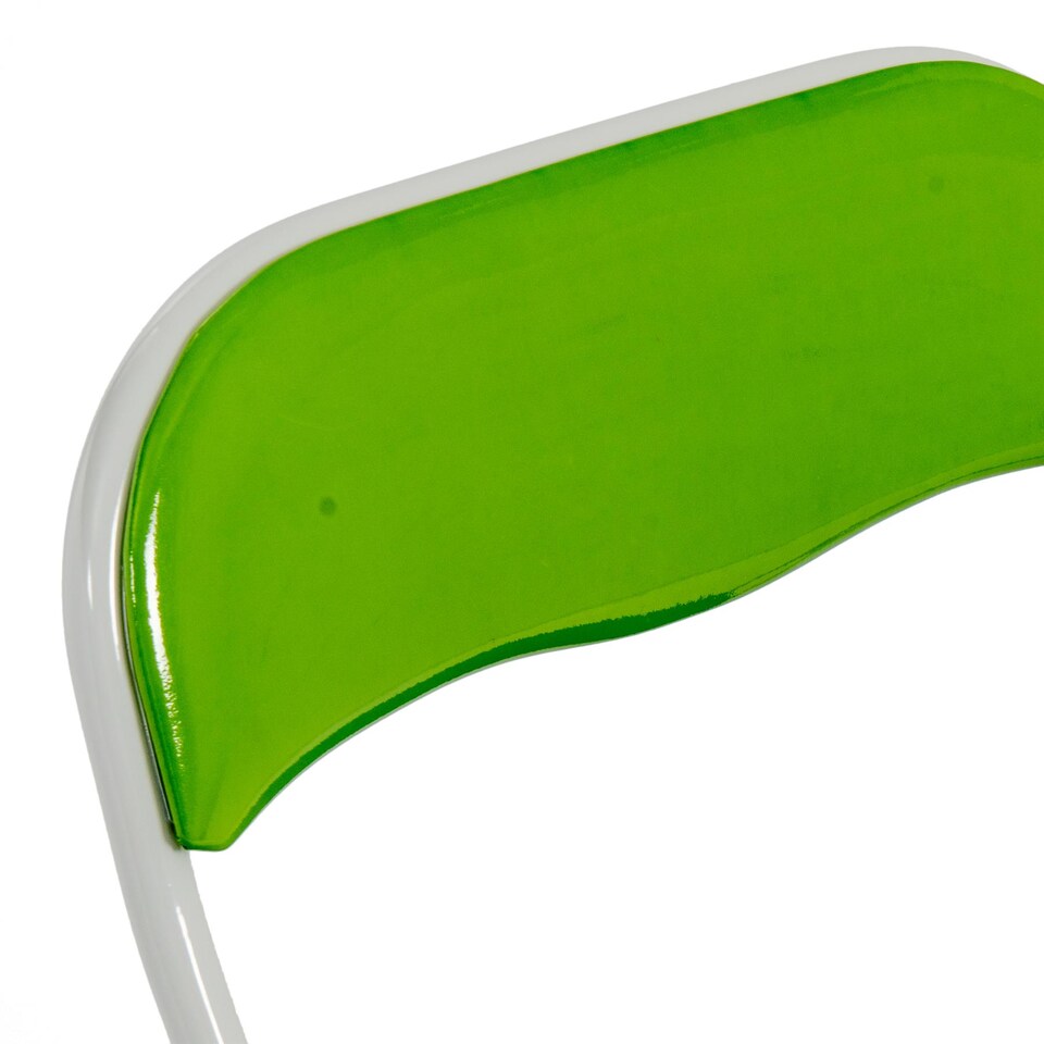 image 1 of Harbour Housewares Coloured Padded Folding Chairs - Green - Pack of 6 | Green | Green