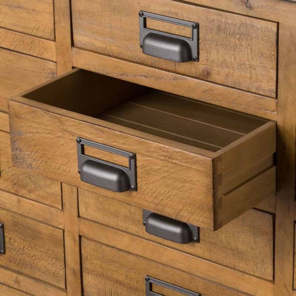 image 1 of The Draftsman Collection 20 Drawer Merchant Chest - Wood - L45 x W160 x H90 cm - Brown