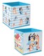image 1 of Bluey Storage Cubes Blue Set of 2 | Foldable Fabric Toy Boxes | Kids Bedroom Organiser | Collapsible Storage Bins for Toys, Clothes | Kallax Shelving Compatible Inserts Bluey Merch