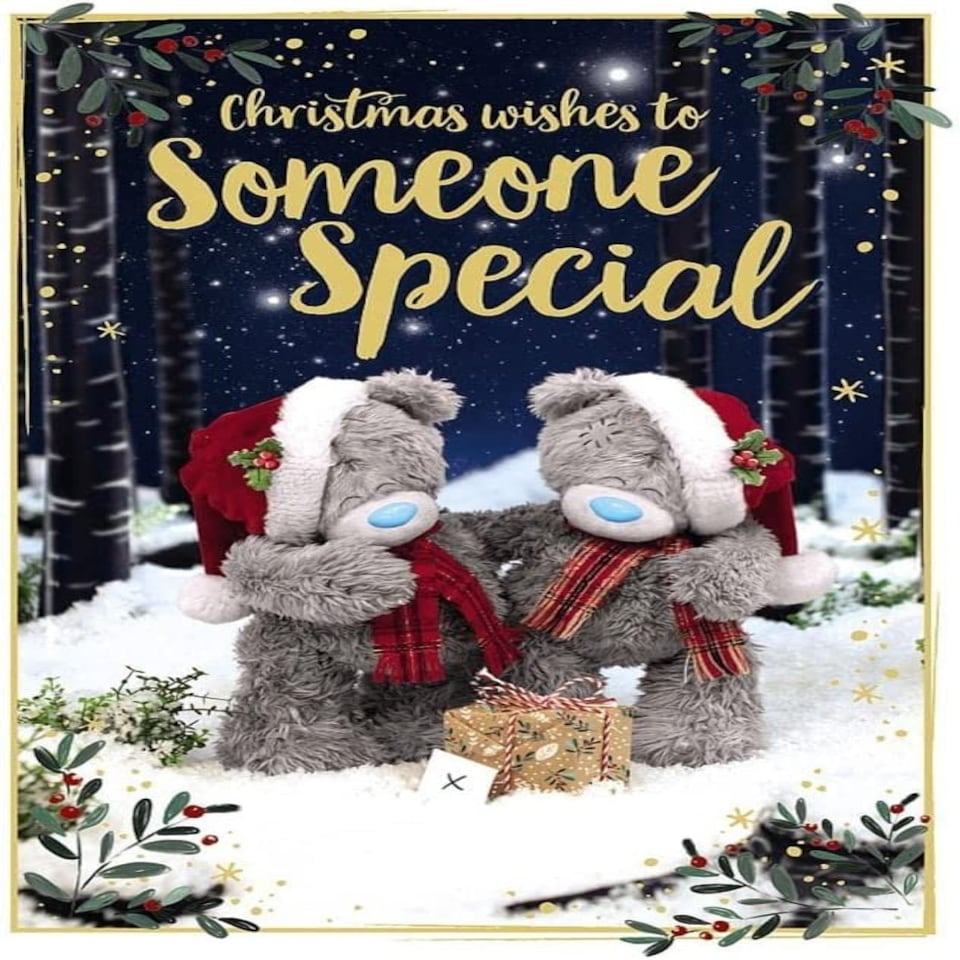 image 1 of 3D Holographic Someone Special Christmas Card