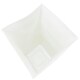 image 3 of 1 x White Shiny Gloss Contemporary Milano Flower Planter Ideal For Home & Garden Use White