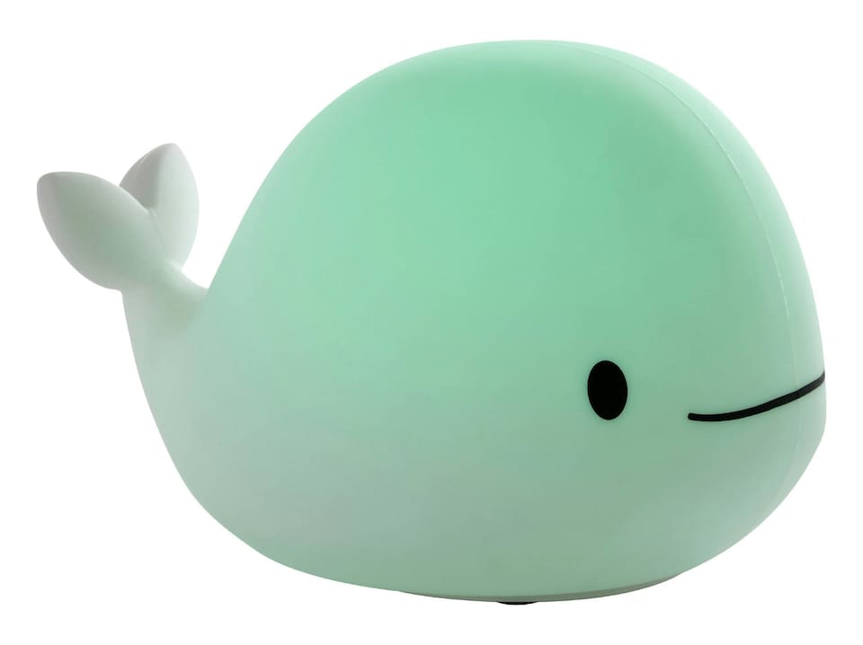 image 1 of EGLO Castellino Whale Night Light Table Lamp for Kids