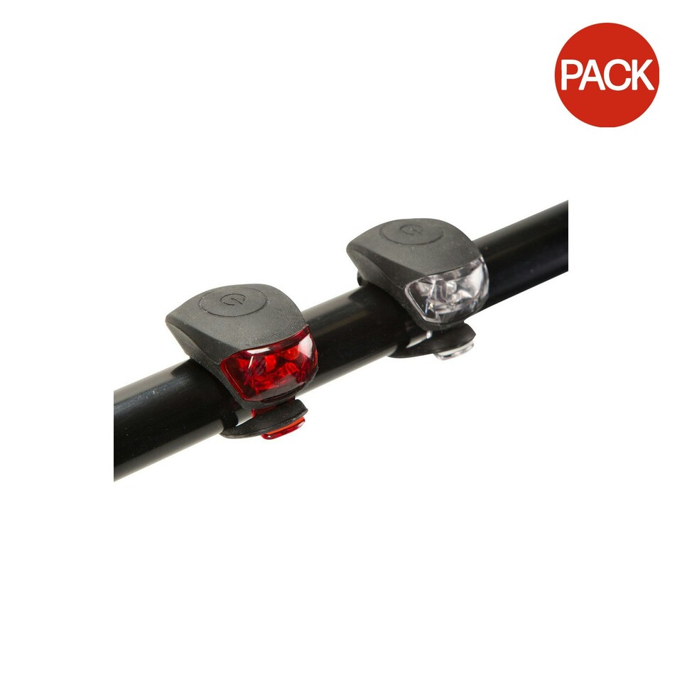 Mountain Warehouse Bike Light (Pack of 2) - Black - One Size