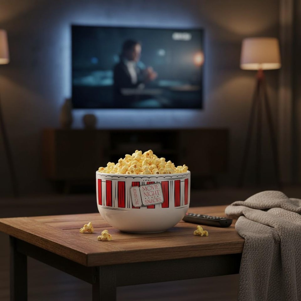 image 1 of Movie Snacks Ceramic Bowl