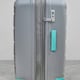 image 4 of Rock Tulum 3 Piece Set Suitcases Grey/Aqua | Grey | Large