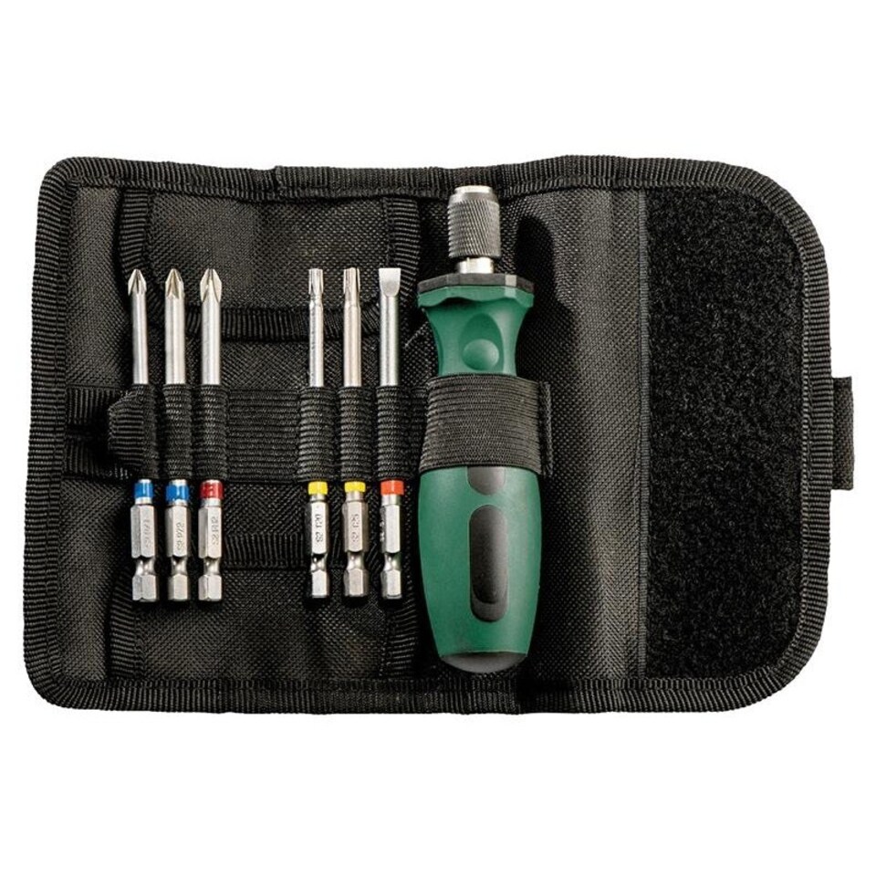 Metabo Bit Roll-up Case Set, 7 Piece - Multi Colour - One Size
