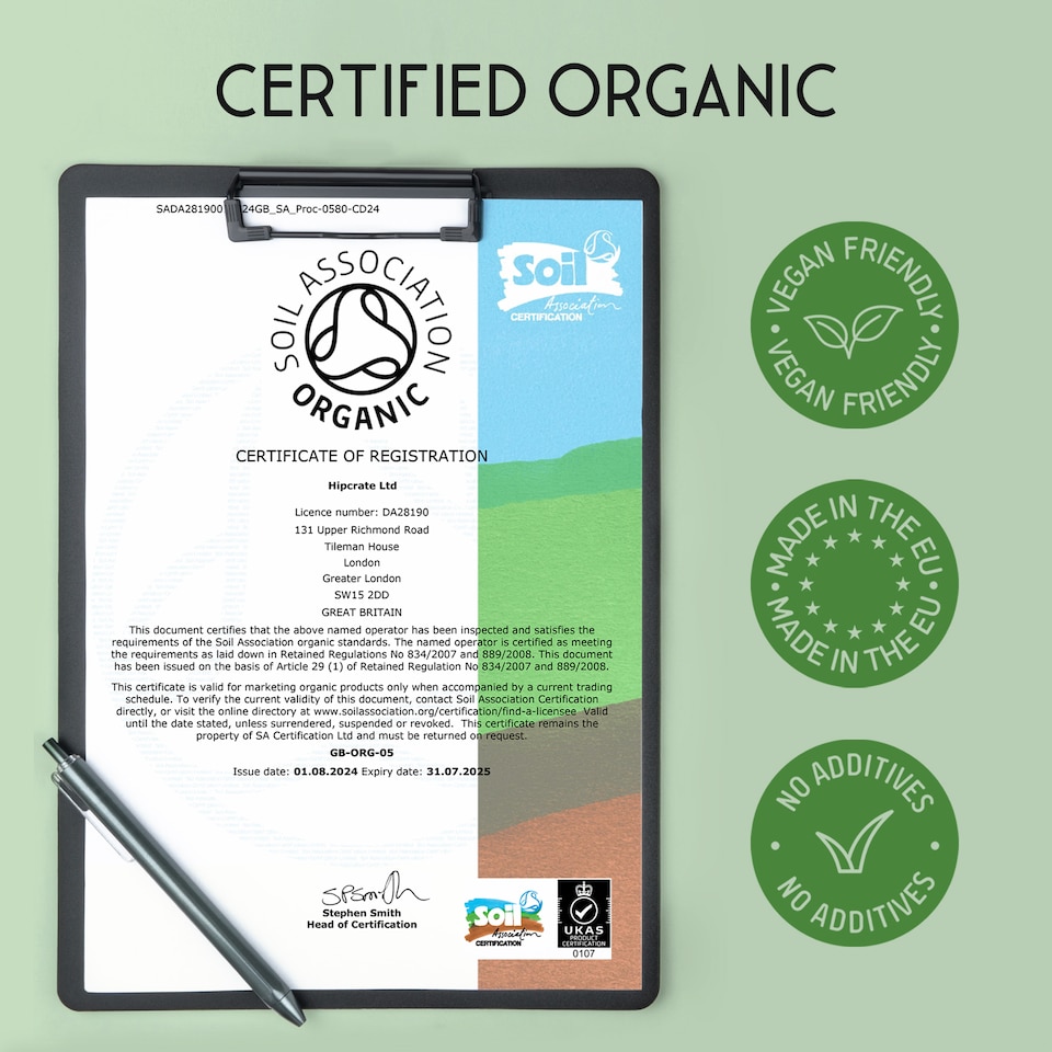 image 1 of SuperSelf Organic Super Greens Powder with 12 Superfoods 200g