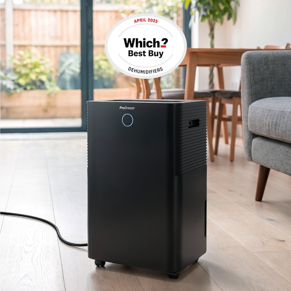 image 1 of Pro Breeze OmniDry 20L Dehumidifier with Smart App Control - Black