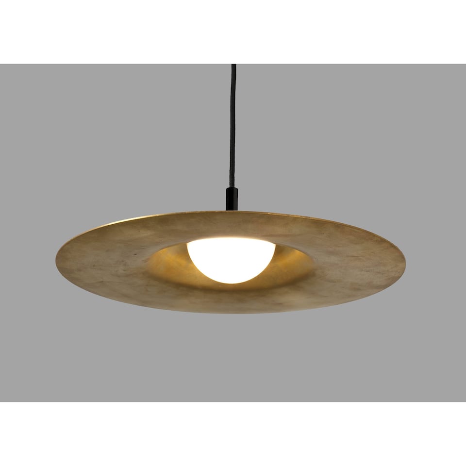 image 1 of Cosmos LED 1 Light Dome Ceiling Pendant Brass