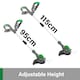 image 4 of Gracious Gardens 18V Cordless Strimmer,10 Blades, 1 Battery & 1 Charger | Green | Green | 1