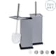 image 1 of Harbour Housewares Square Toilet Brushes - Matt Grey - Pack of 2 Grey
