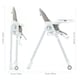 image 2 of Allis Baby Lola 2-in-1 Highchair Feeding Chair - Grey