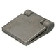 image 2 of Large Steel Butt Hinge Extra Heavy Duty Industrial Quality 76x157mm Silver