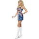 image 5 of Fever Womens/Ladies All that Glitters Rule Britannia Costume Dress - Royal Blue/Red/White - M M