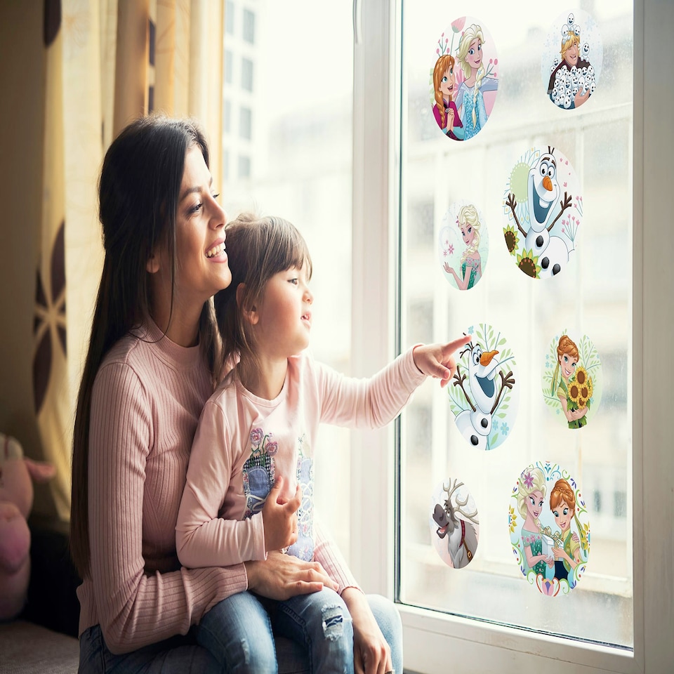 image 1 of Disney Lilo and Stitch Lifesize Self-Adhesive Wall Stickers