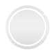 image 1 of ValueLights Mirror IP44 Bathroom Round Demister Touch Control LED Strip 60cm Mirror Light | Silver