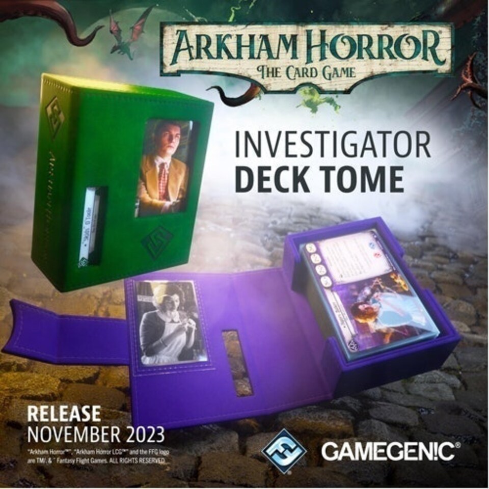 Gamegenic - Arkham Horror Investigator DeckTome - Seeker (Orange)