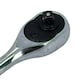 image 5 of 1/4in Drive Straight Headed Ratchet 90 Teeth Quick Release With Rubber Grip