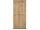 image 2 of Panama 2 Door Wardrobe - L50 x W80 x H175 cm - Natural Wax | Brown | Natural Wax