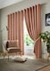 image 1 of Wold Ring Top Lined Curtains - 229cm x 274cm - Orange