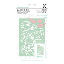 Large Dies (5pcs) - Love Birds
