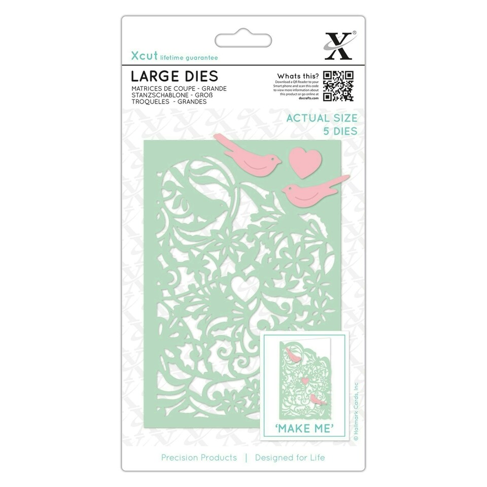 Large Dies (5pcs) - Love Birds