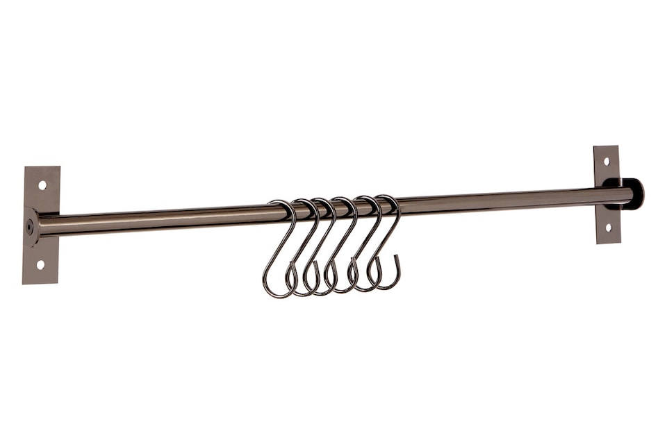 image 1 of Sorello Gunmetal Black Hanging Rail