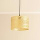 image 1 of ValueLights Casablanca Pair Gold Metal Lamp Shades & Bulbs Gold