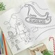image 3 of Personalised 'It's Christmas' Fairy Colouring Book