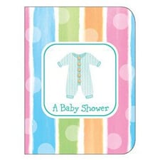 Baby Shower Invitations with Envelopes - Pack of 8