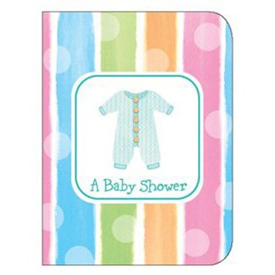 Baby Shower Invitations with Envelopes - Pack of 8