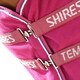 image 2 of Tempest Fleece Horse Rug - Maroon - 84in