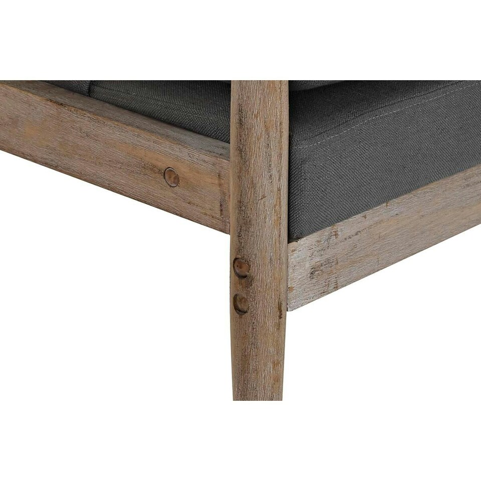 image 1 of Armchair DKD Home Decor Dark grey Fir Plastic 68 x 69 x 89 cm 67 x 70 x 89 cm Grey
