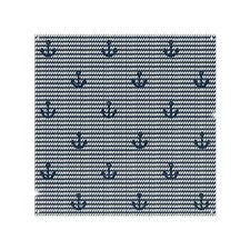 Anchors On Rope Pattern Splash Back | White