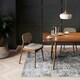 image 2 of KUKOON Silver Grey Green Distressed Abstract Non Slip Washable Low Pile Rug 200cm x 290cm Green