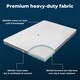 image 6 of Lavio Mattress Topper Memory Foam Dual Layer Hotel Quality Bed Protector | White | King