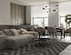 image 3 of Mollis Modern Multi Arm Pendant Ceiling Light Black, Acrylic Shade