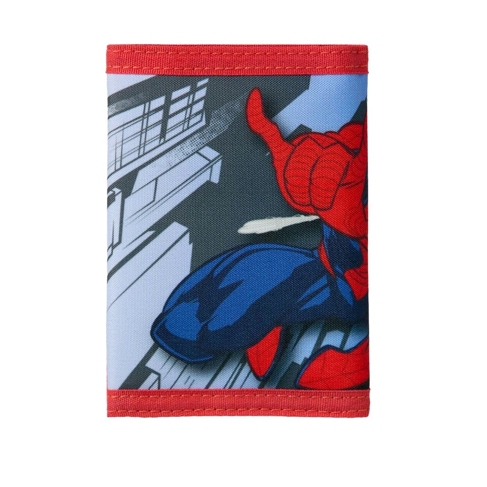 image 1 of Spider-Man Thwip Touch Fastening Wallet Set - Multicoloured - One Size