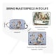 image 2 of Signare Hip Crossbody Bag - Alice in Wonderland Nothing But Cards Blue
