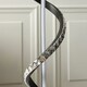 image 4 of Pagazzi Hyde Matte Black And Crystal LED Table Lamp