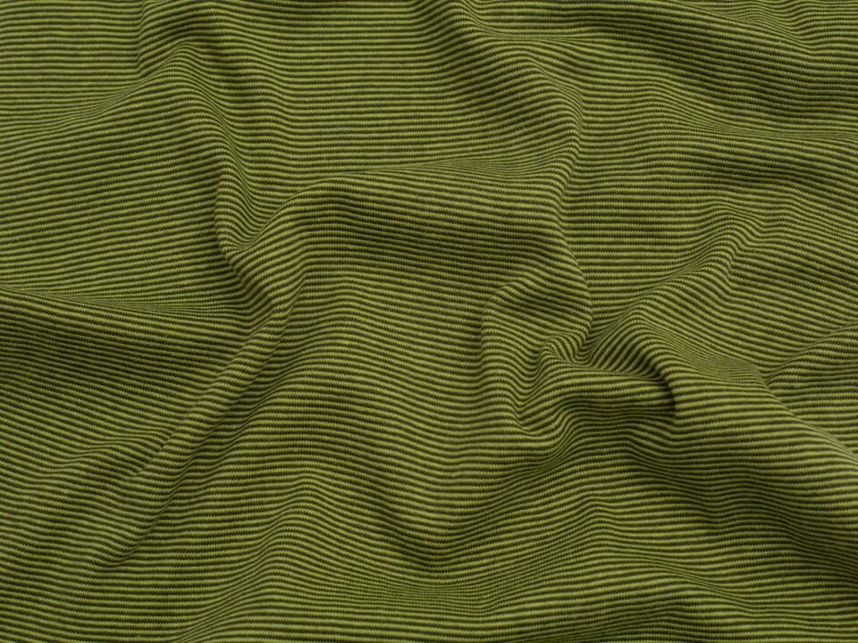 Minerva Core Range Green Tubular Ribbing Stretch Knit Fabric for Dressmaking, 70cm / 27" Wide - per metre