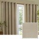 image 5 of Yard Heavy Chenille Velvet Room Darkening Eyelet Curtains | Cream