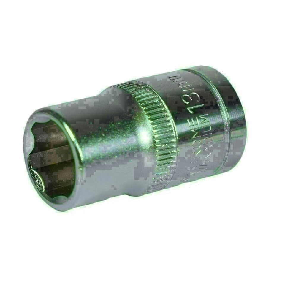 image 1 of 1/2" Drive 13mm Metric Super Lock Shallow 6-Sided Single Hex Socket Bergen