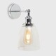image 2 of ValueLights Ezrah Silver Indoor Wall Lantern