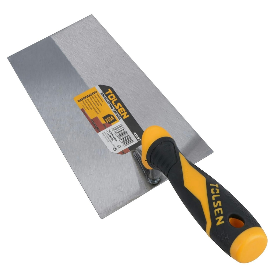 image 1 of Soft Grip Bucket Trowel 180mm For Plastering Rendering Brick Block Work Laying