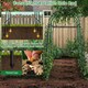 image 4 of COSTWAY 230CM Metal Garden Arch Arbor Climbing Trellis Pergola